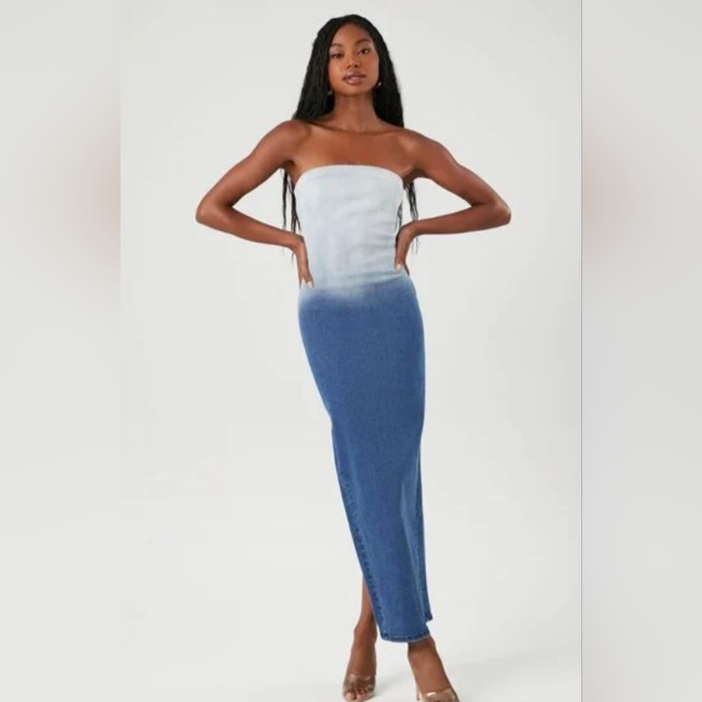Denim Maxi dress